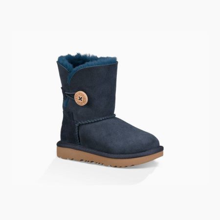 UGG Bailey Button II - Boots Småbarn - Marineblå (NO-R645)